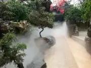 生態園餐廳造霧景觀1(高壓噴霧)