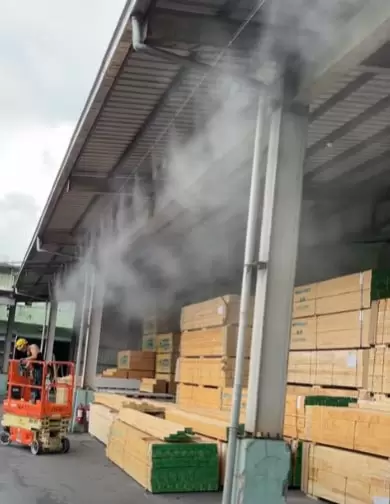 高壓水霧工廠室外降溫