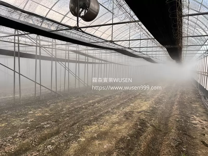 雲嘉南溫室大棚水霧降溫系統,水霧降溫系統｜噴霧降塵、加濕、噴霧消毒與景觀造霧-霧森實業