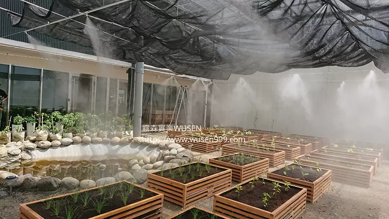 綠能工務所水霧系統降溫加濕,水霧降溫系統｜噴霧降塵、加濕、噴霧消毒與景觀造霧-霧森實業