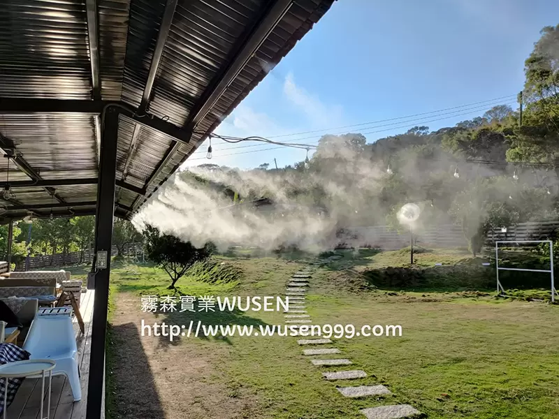 降溫、降塵、加濕、景觀、除臭、消毒， 高壓水霧工程,水霧降溫系統｜噴霧降塵、加濕、噴霧消毒與景觀造霧-霧森實業