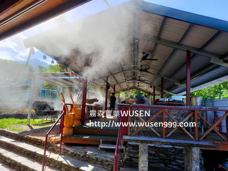 降溫、降塵、加濕、景觀、除臭、消毒， 高壓水霧工程,水霧降溫系統｜噴霧降塵、加濕、噴霧消毒與景觀造霧-霧森實業